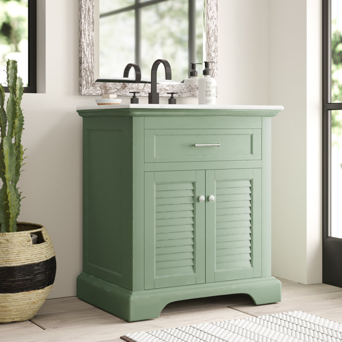 Mistana™ Hattie 30" Single Bathroom Vanity Base Only Wayfair